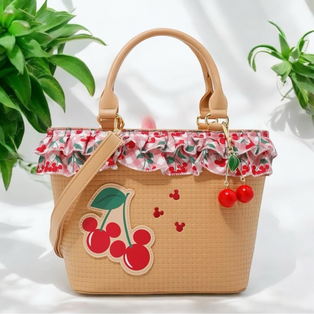 DISNEY - NWT Her Universe Disney Mickey Mouse Cherries Picnic Satchel